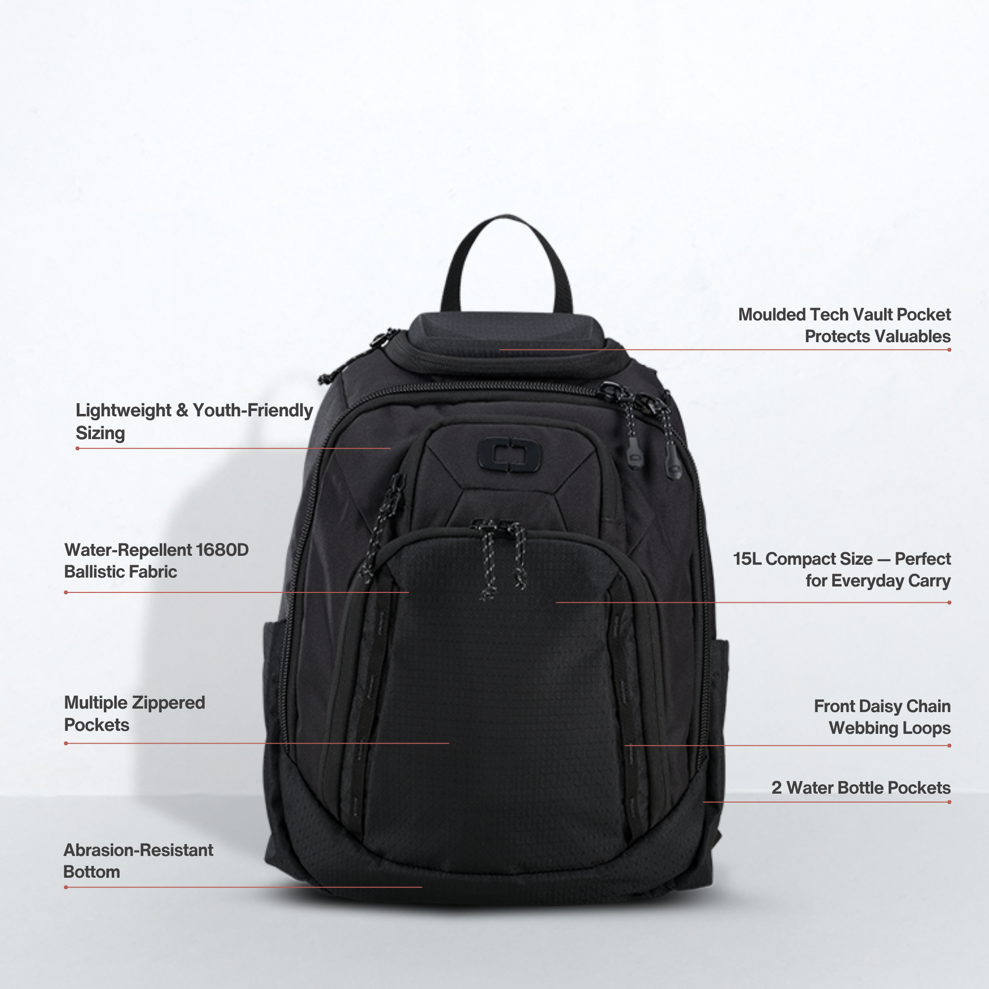 Renegade Rustler Backpack - Black