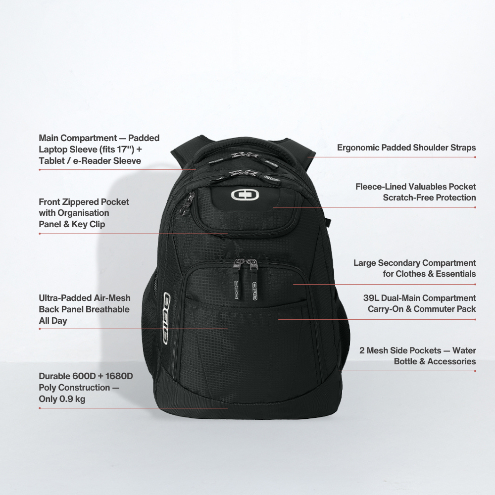 Ogio Excelsior Backpack Black