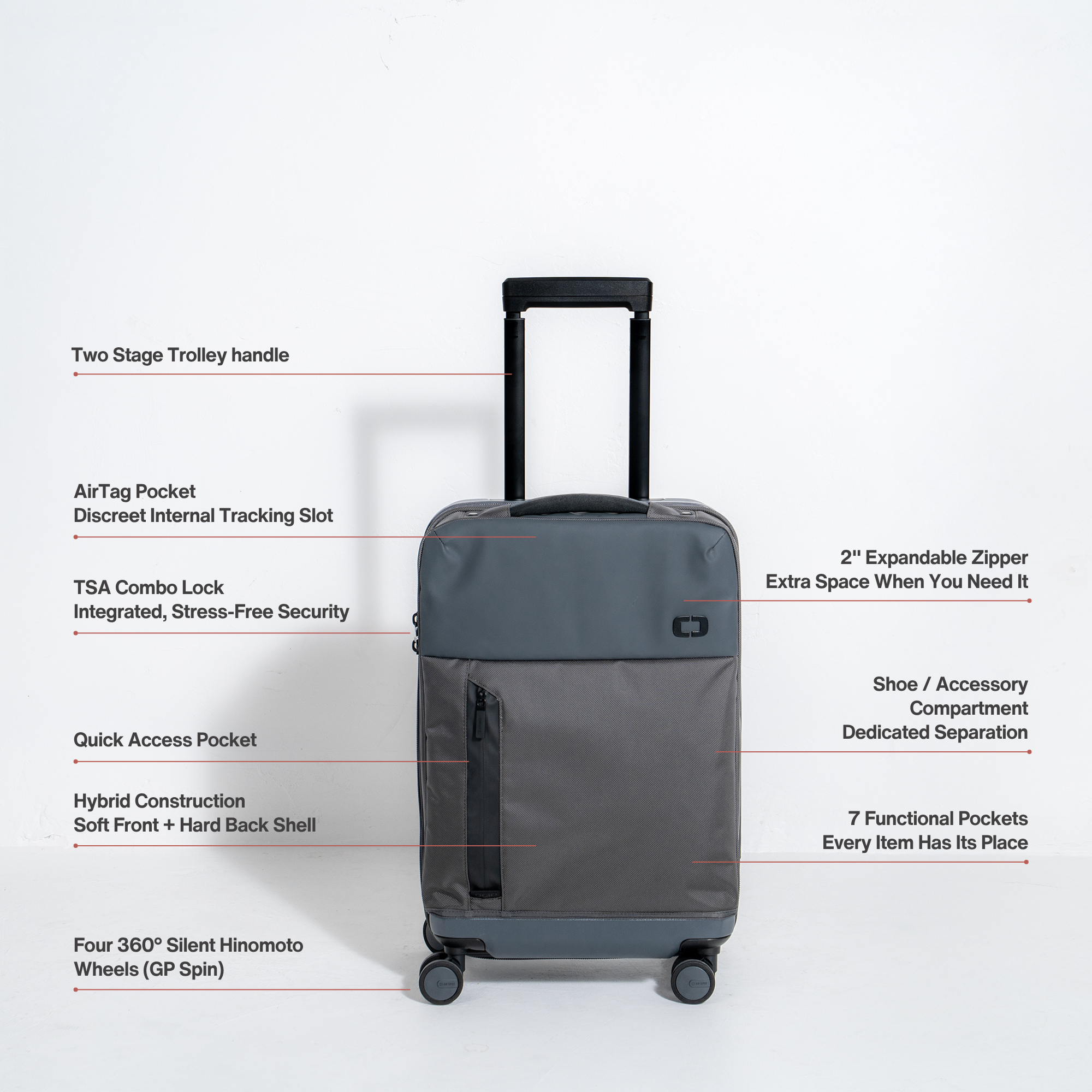 Pace Pro Hybrid Carry-On