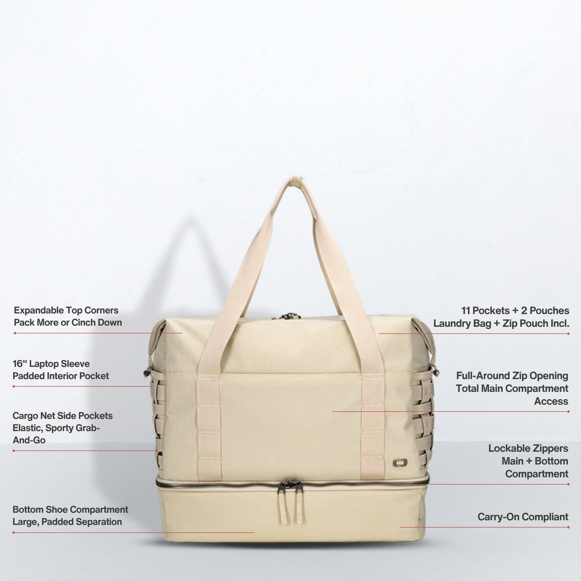 RISE WEEKENDER BAG