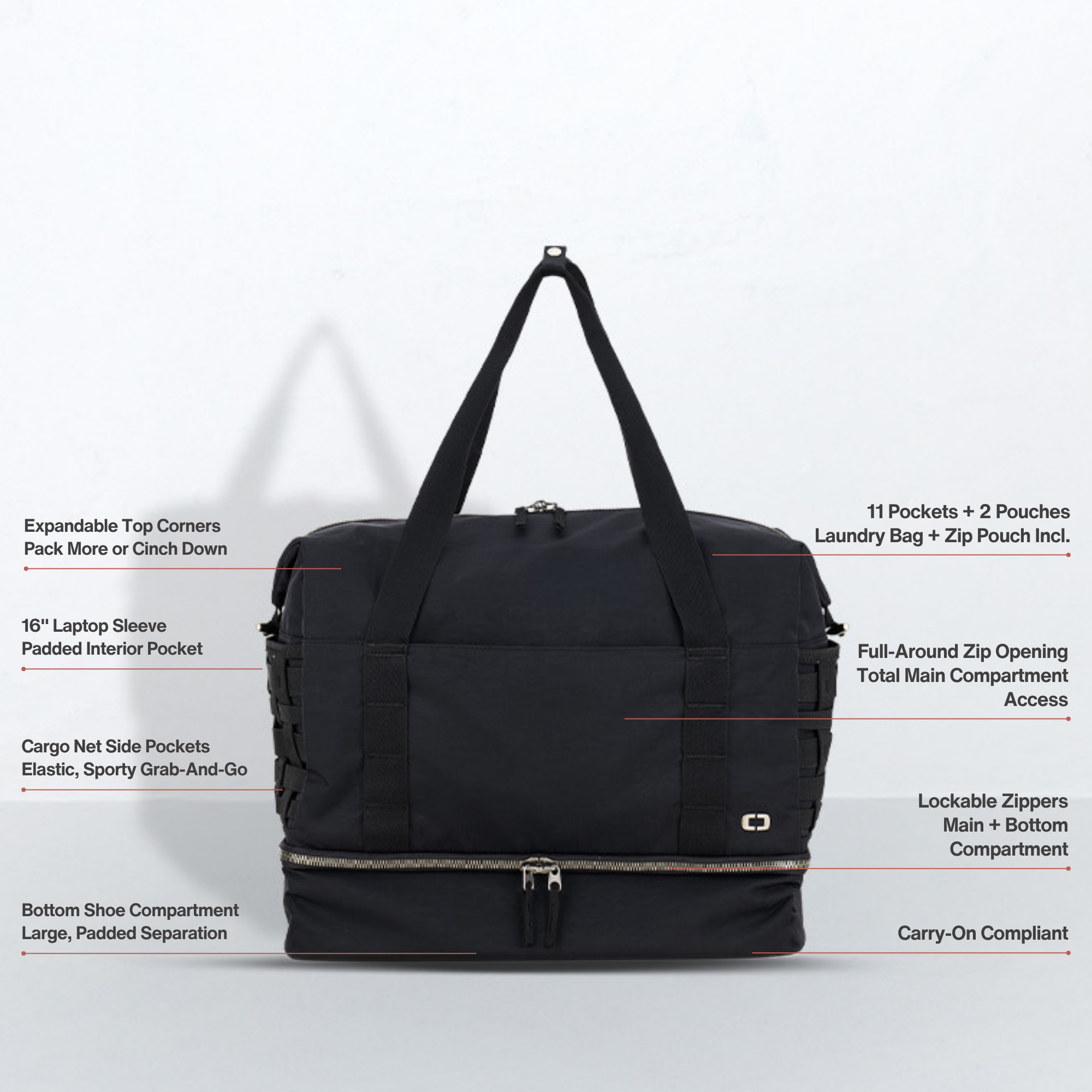 RISE WEEKENDER BAG
