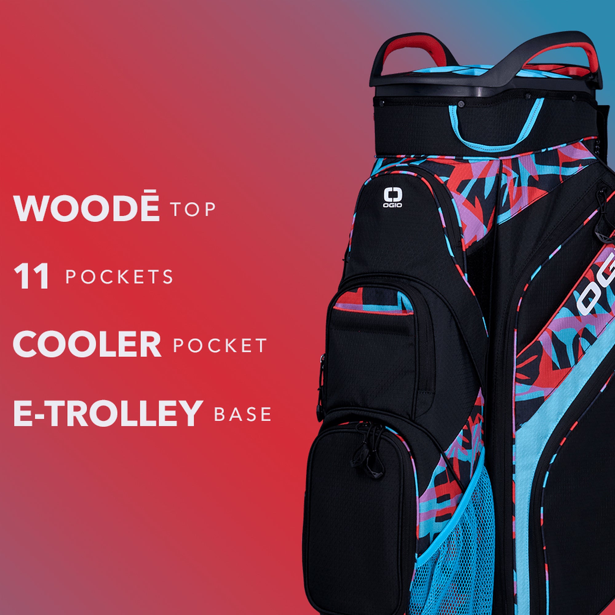 OGIO WOODE CART GOLF BAG NAUTICAL