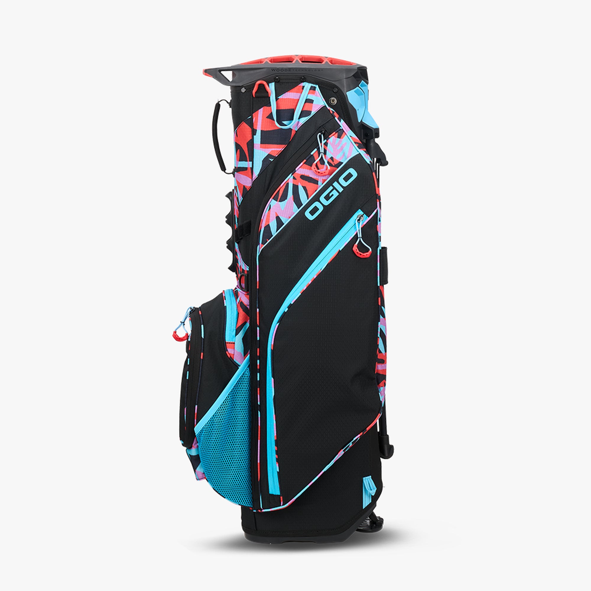 OGIO WOODE HYBRID STAND GOLF BAG TROPICAL PUNCH