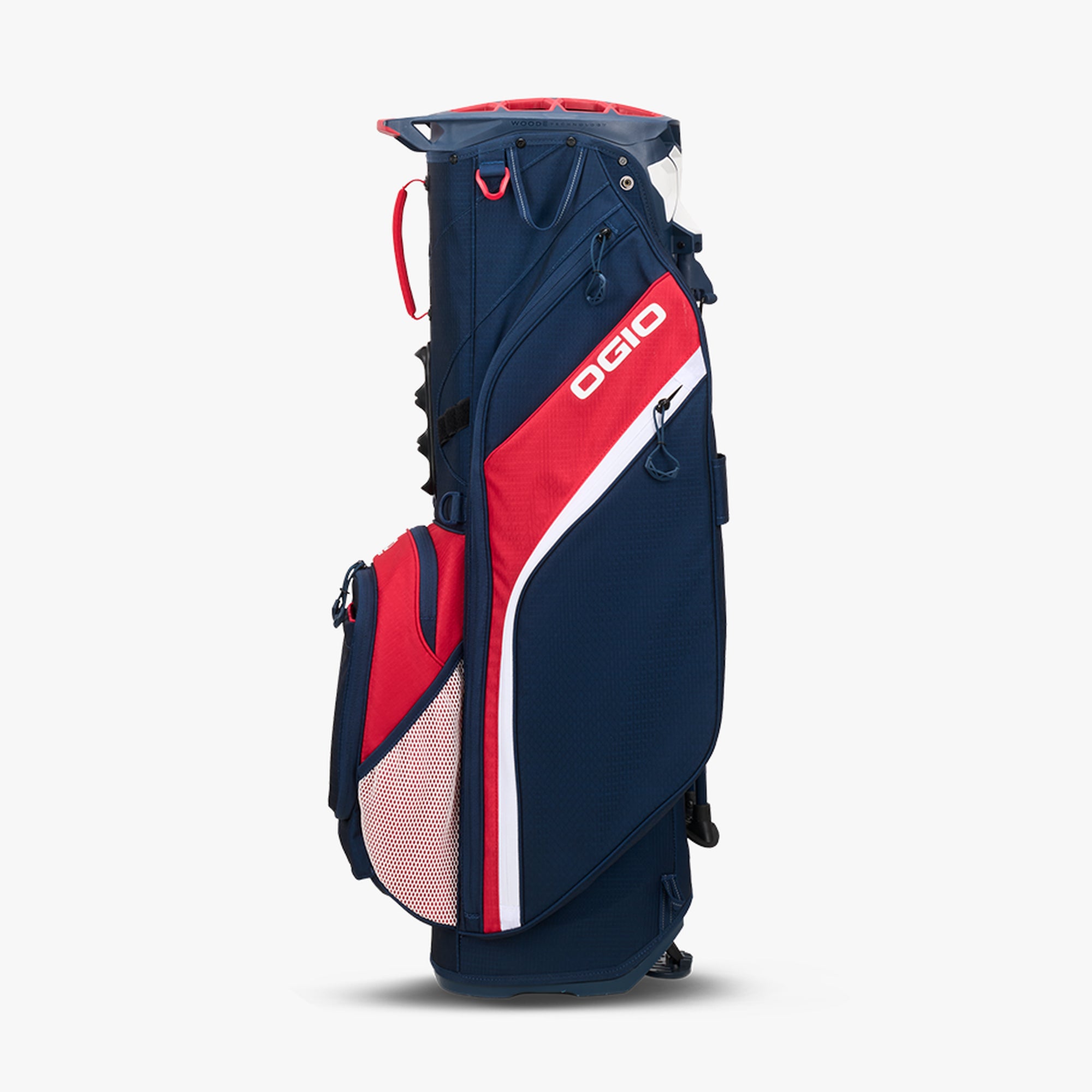 OGIO WOODE HYBRID STAND GOLF BAG RED/WHITE/BLUE