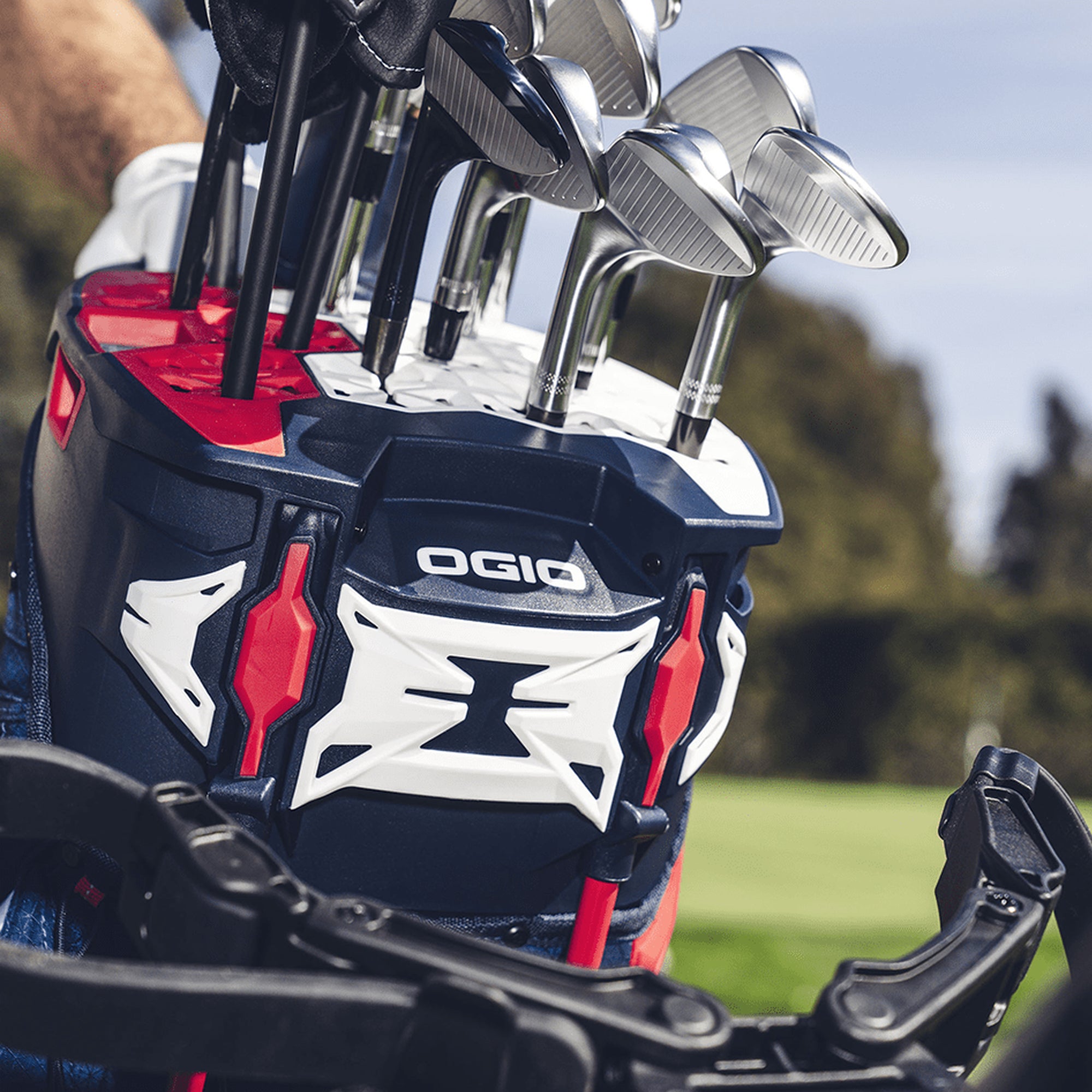 OGIO SILENCER HYBRID STAND GOLF BAG SAFARI