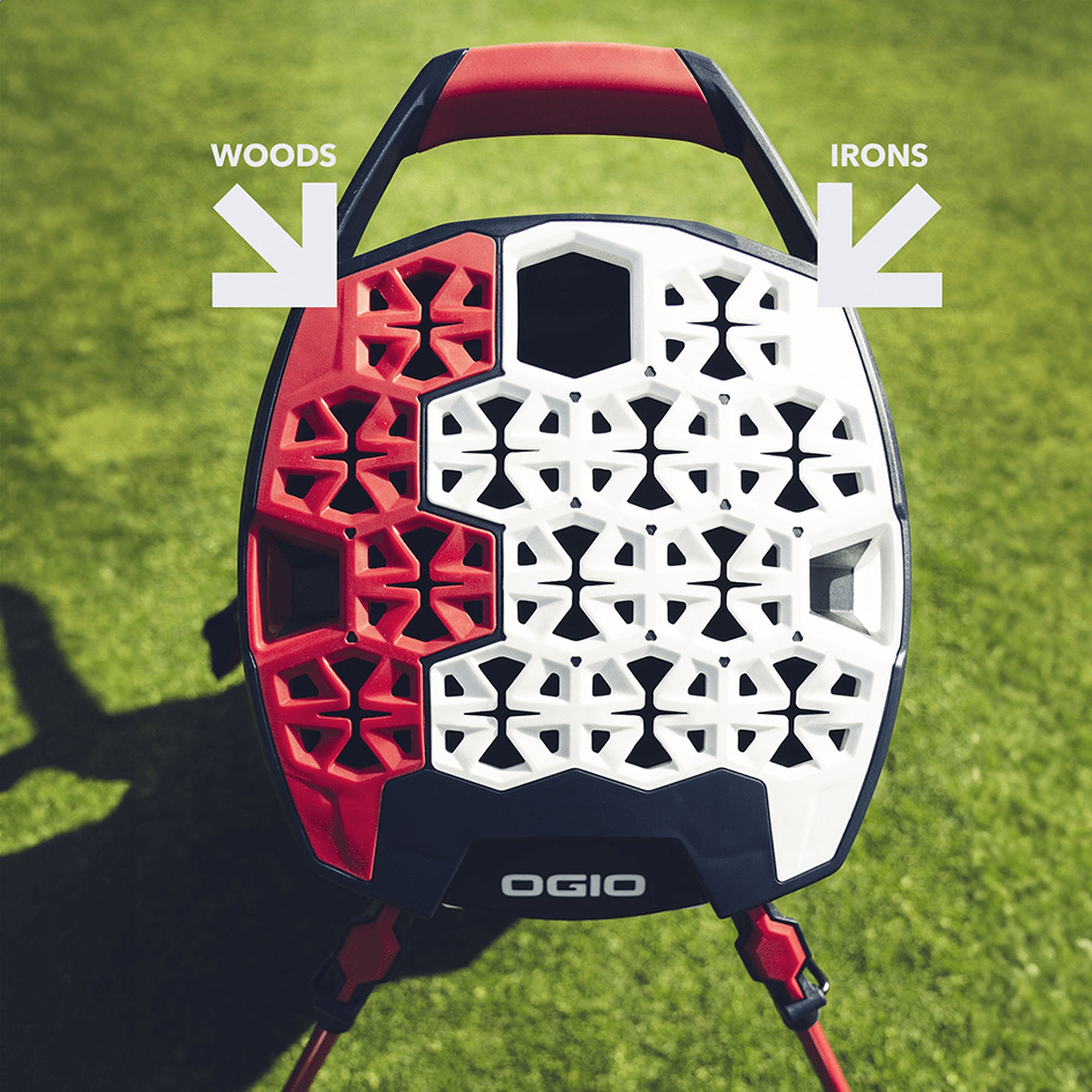 OGIO SILENCER HYBRID STAND GOLF BAG TROPICAL PUNCH