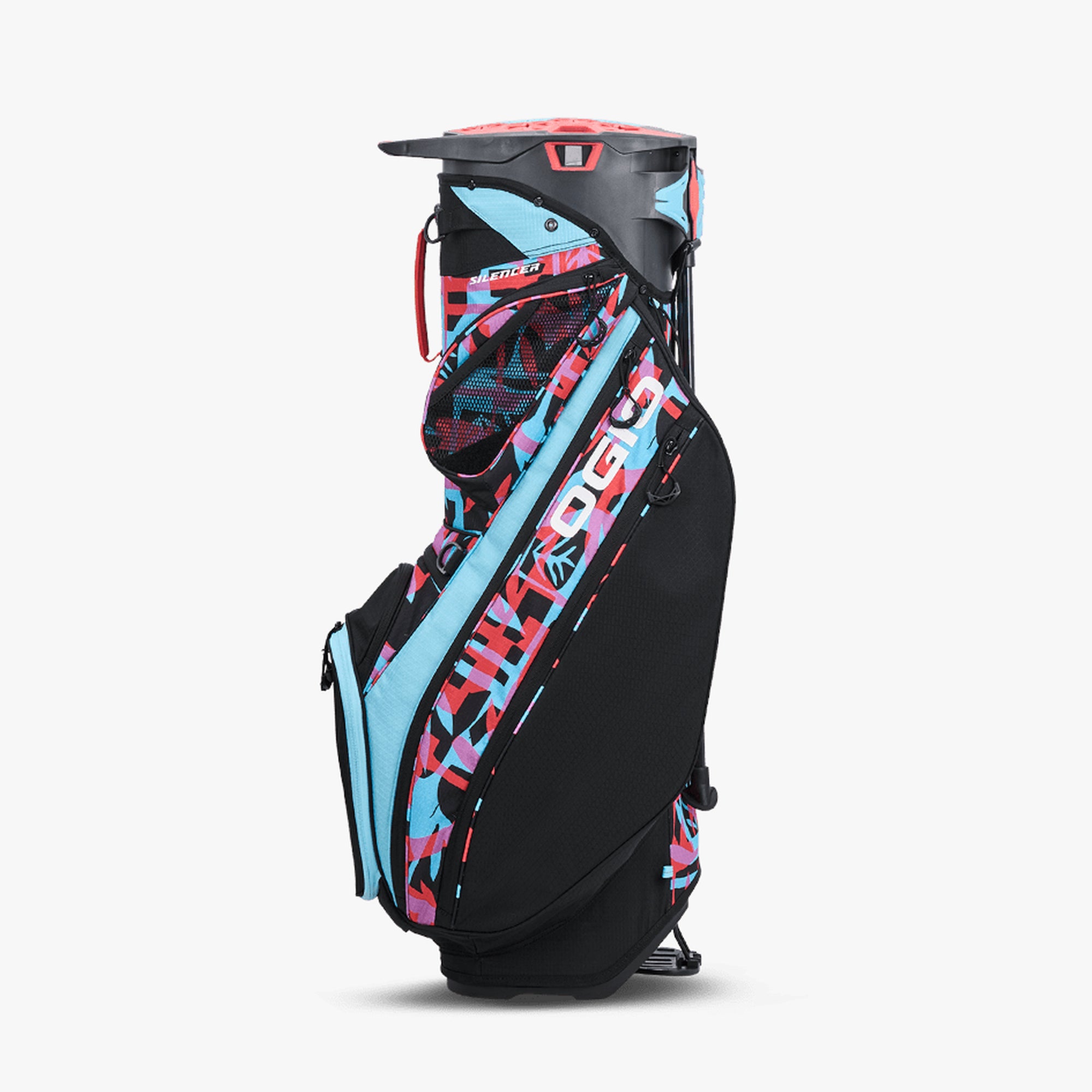 OGIO SILENCER HYBRID STAND GOLF BAG TROPICAL PUNCH