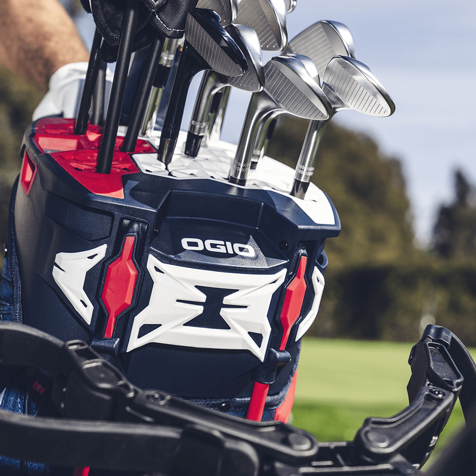 OGIO SILENCER HYBRID STAND GOLF BAG CONFETTI