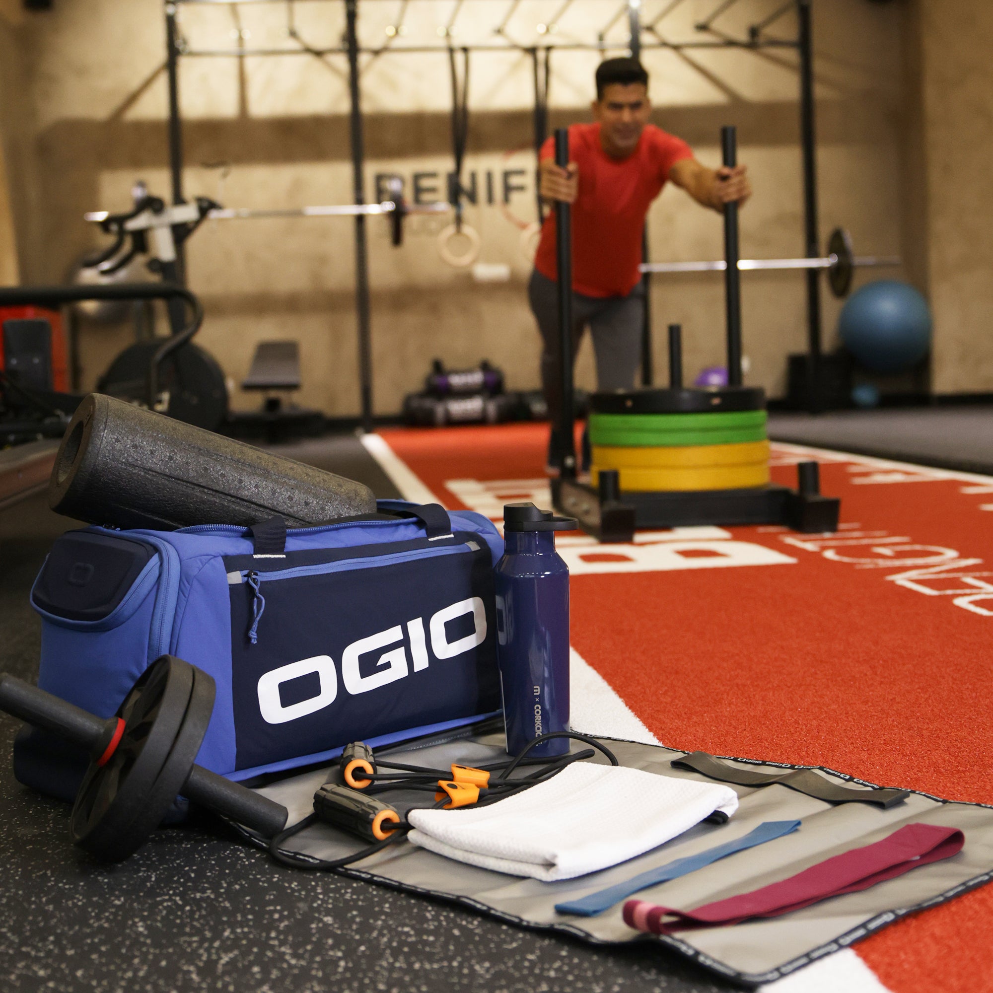 45L Fitness Duffel - Cobalt