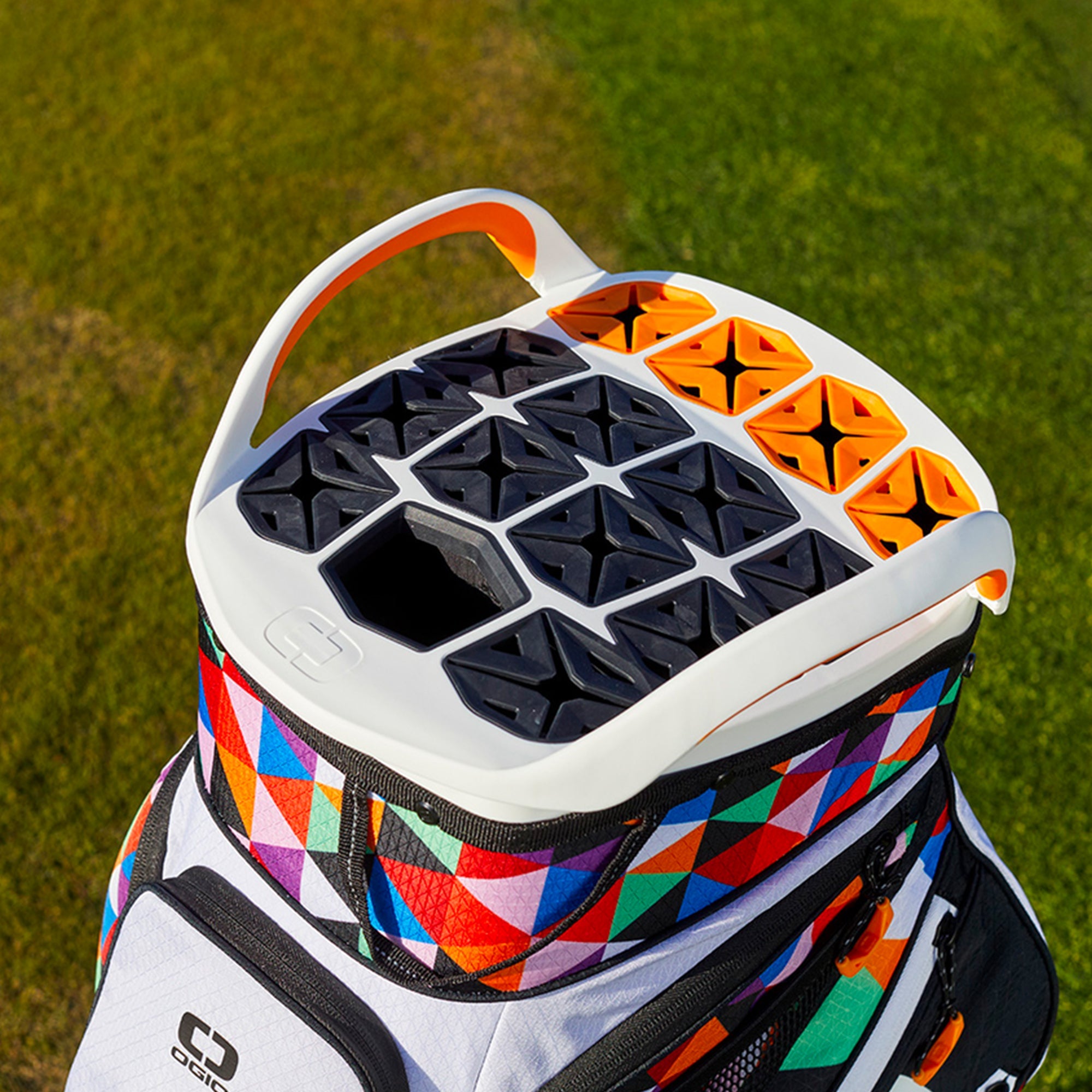 Woode Silencer Cart Bag - Triangle Retro