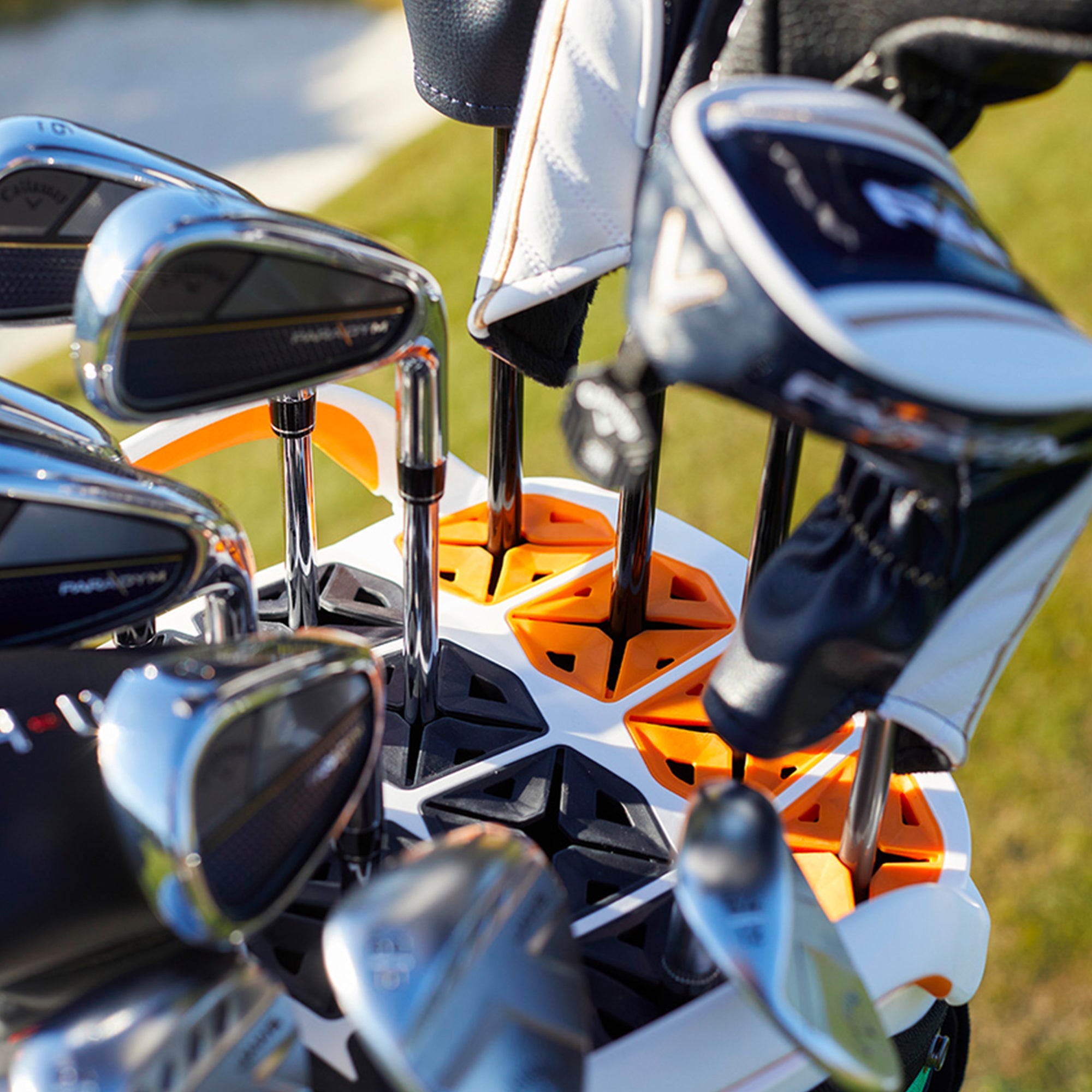 Woode Silencer Cart Bag - Triangle Retro
