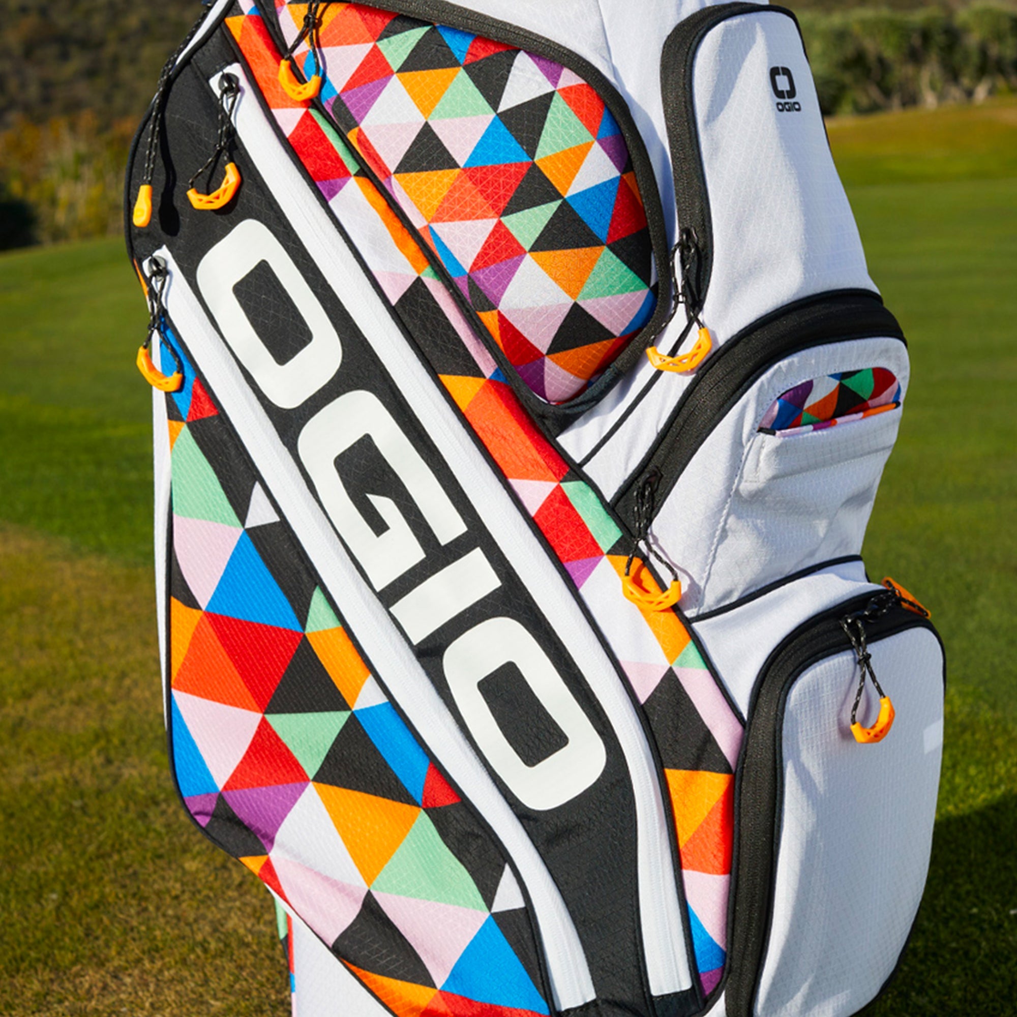 Woode Silencer Cart Bag - Triangle Retro
