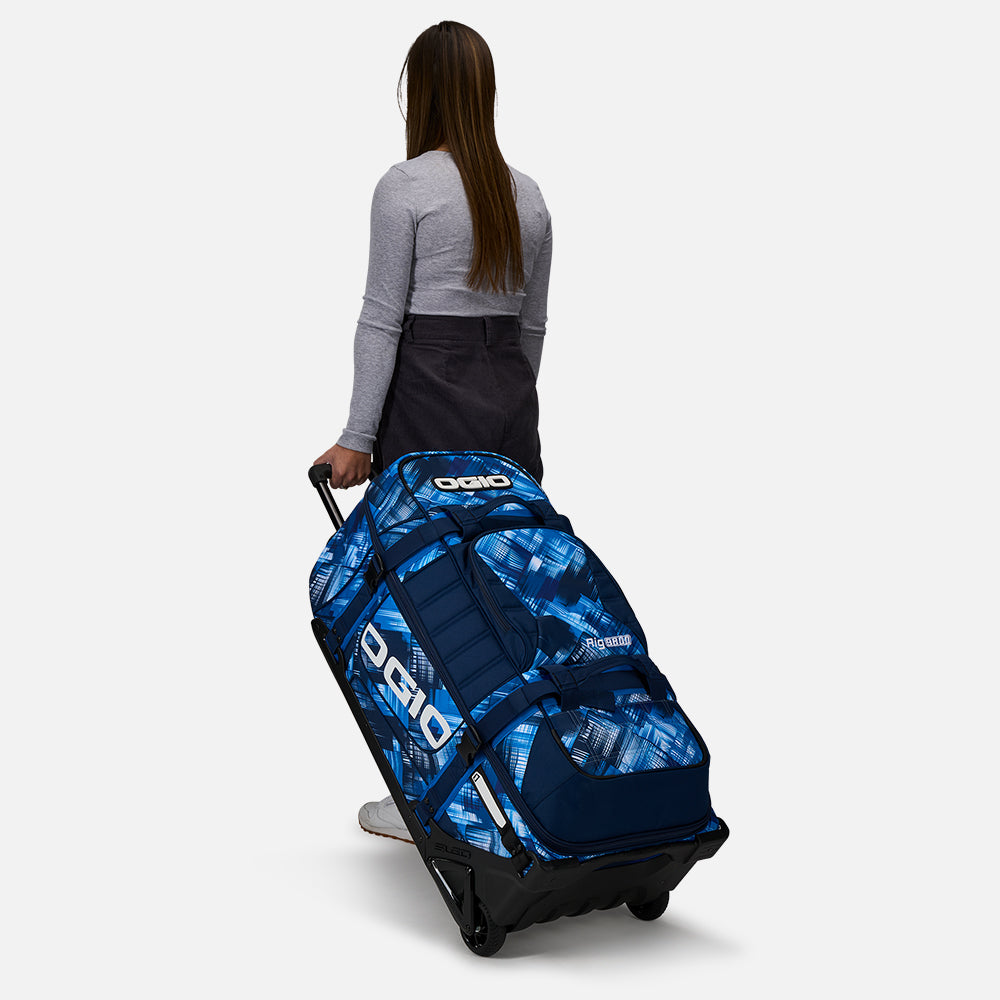 Rig 9800 Travel Bag - Blue Hash