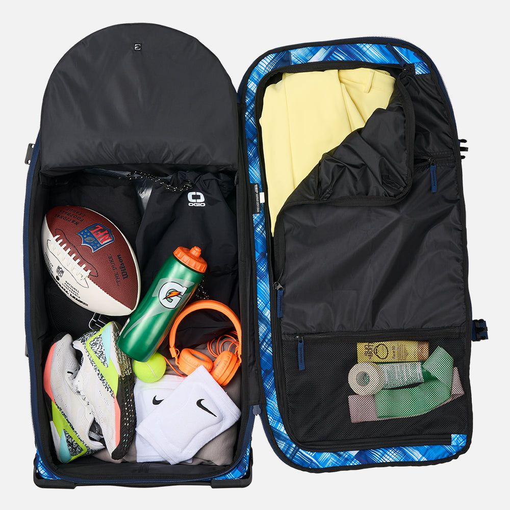 Rig 9800 Travel Bag - Blue Hash