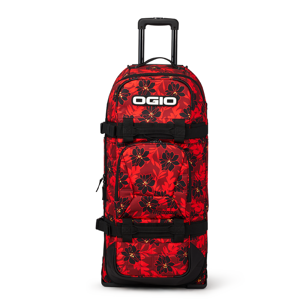 Rig 9800 Travel Bag - Red Flower Party