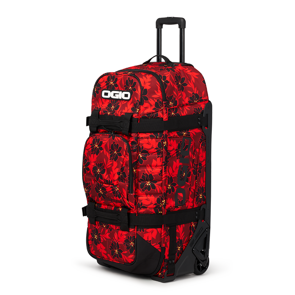 Rig 9800 Travel Bag - Red Flower Party