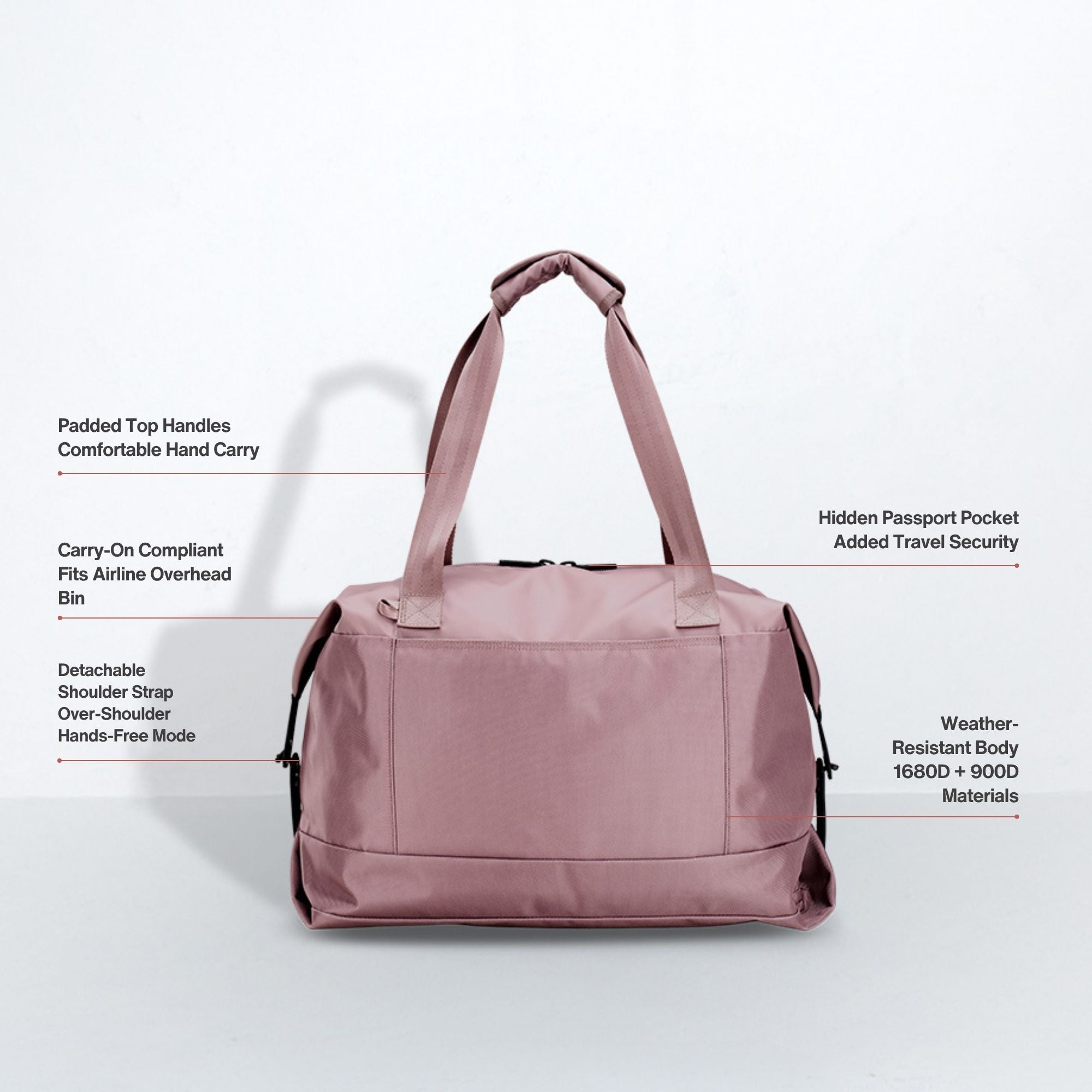 Ogio Pace Pro Duffle - Twilight Mauve