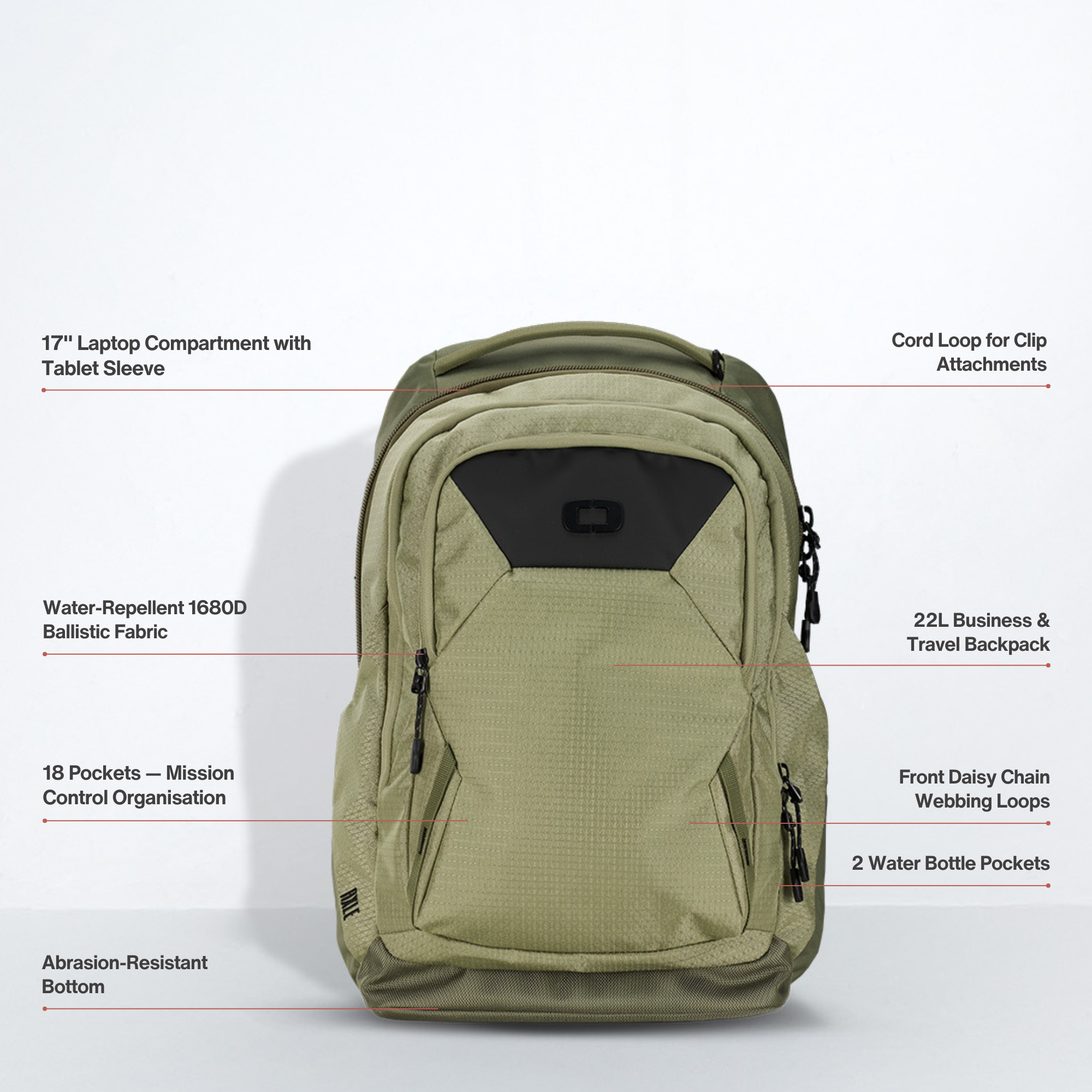 Axle Pro Backpack - Four Leaf Clover
