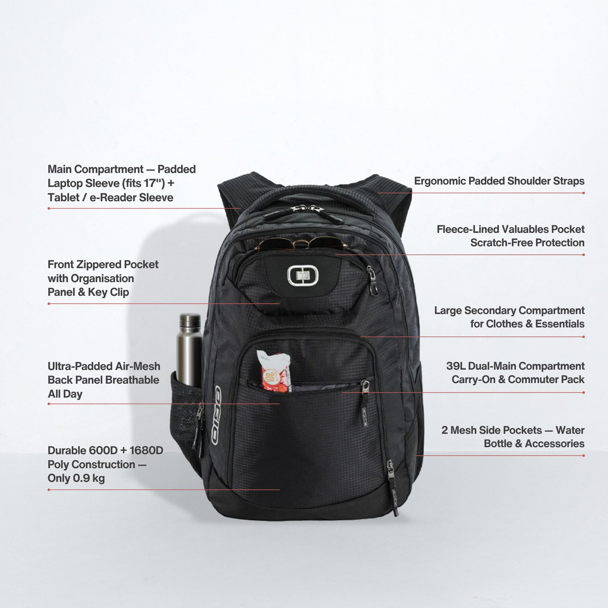 Ogio Excelsior Backpack Black