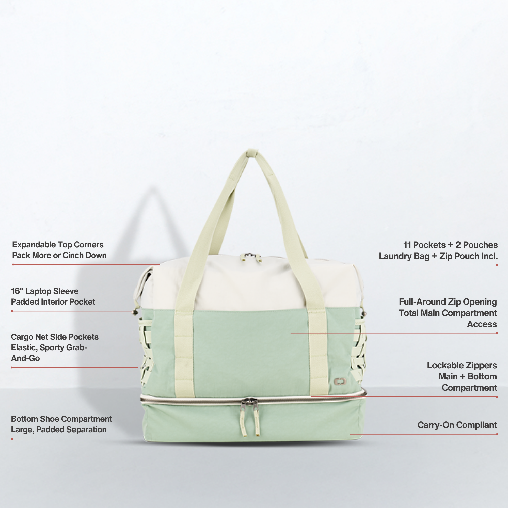 RISE WEEKENDER BAG