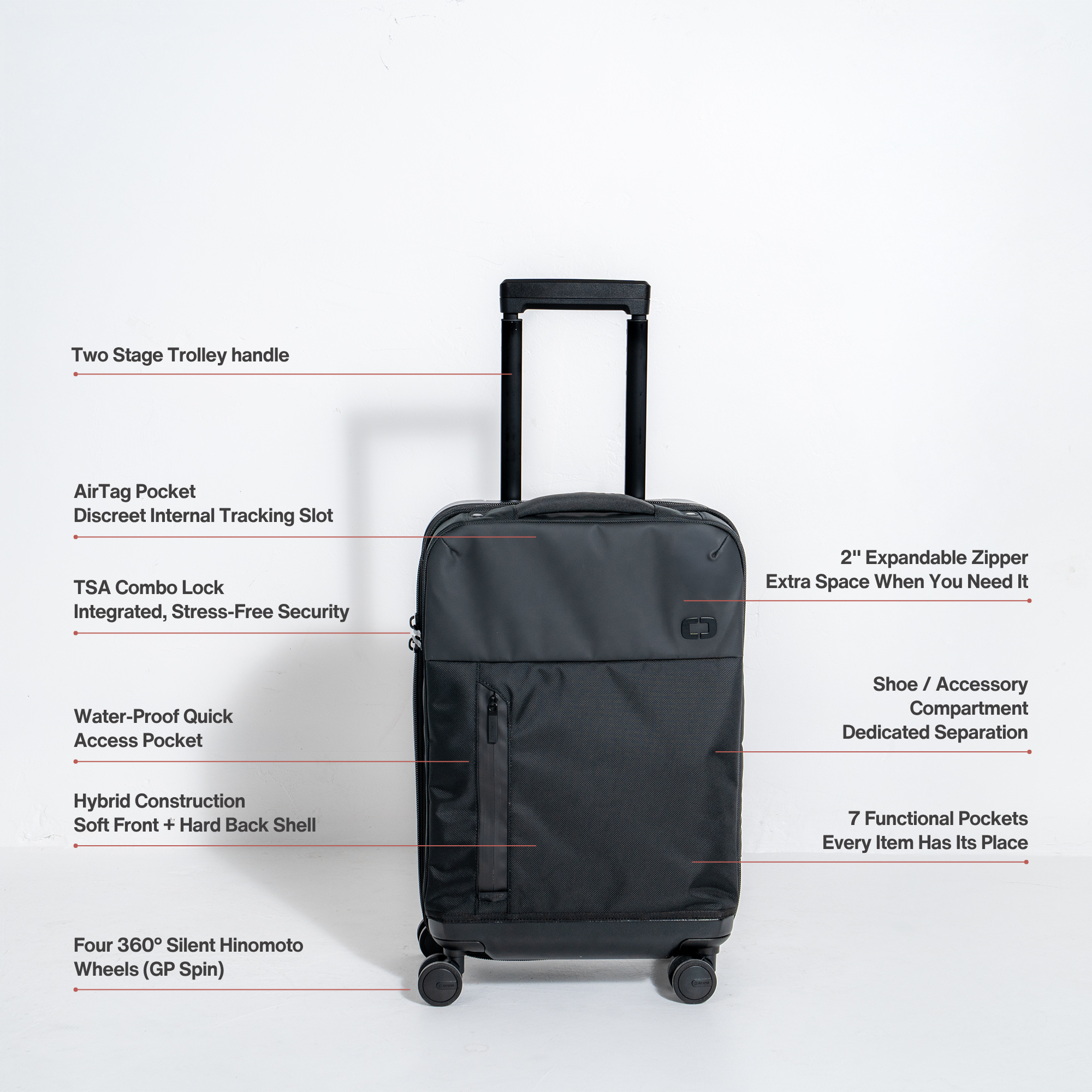 Pace Pro Hybrid Carry-On