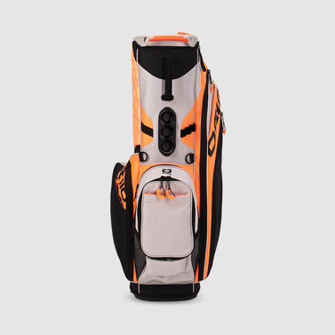 OGIO Gray Woode Hybrid Stand Bag | 8-Way Top, 9 Pockets
