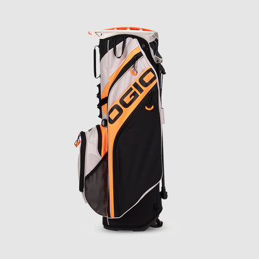 OGIO Gray Woode Hybrid Stand Bag | 8-Way Top, 9 Pockets