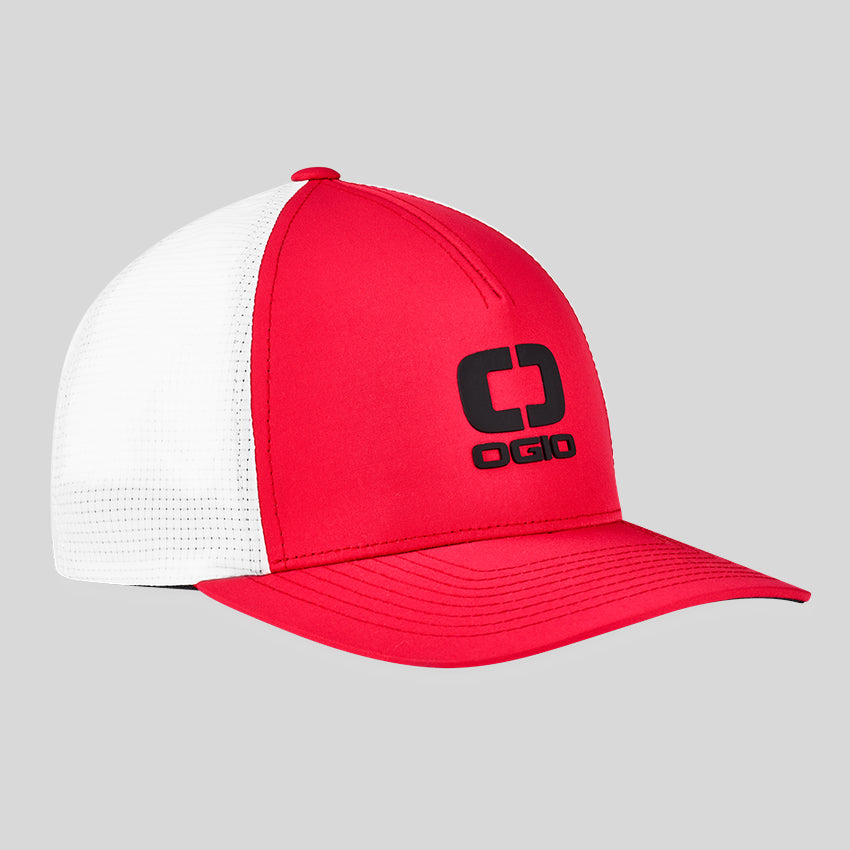 OGIO SHADOW BADGE MESH HAT - Red