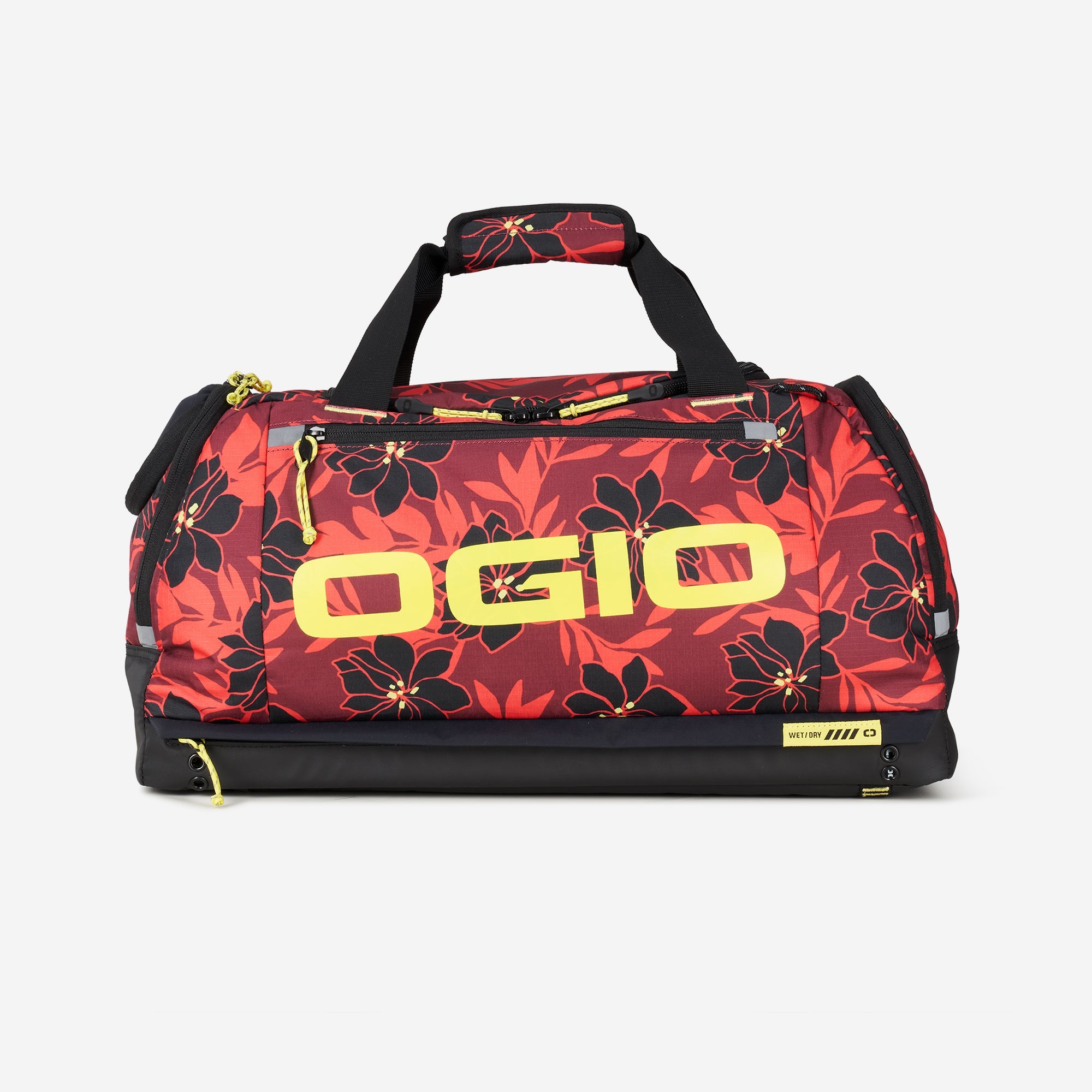 35L Fitness Duffel - Red flower Party