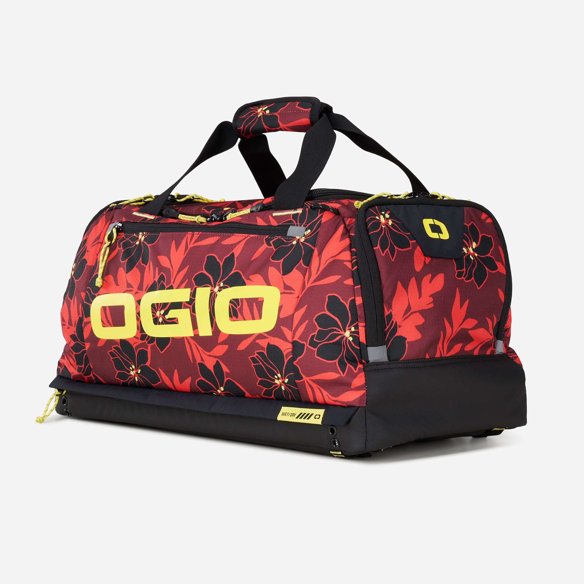 45L Fitness Duffel - Red flower Party