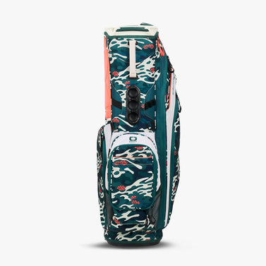 OGIO Woode Hybrid Stand Golf Bag Wave Camo | 8-Way Top