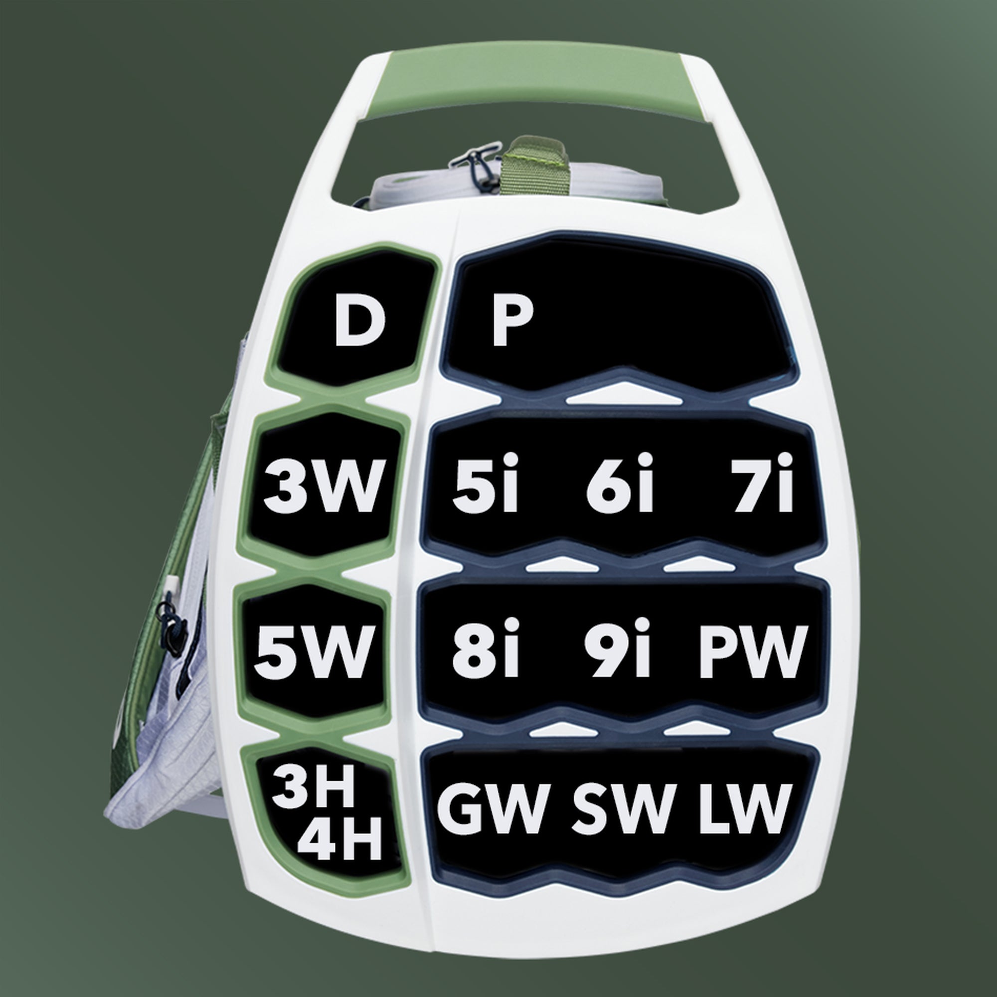 OGIO WOODE HYBRID STAND GOLF BAG CONFETTI