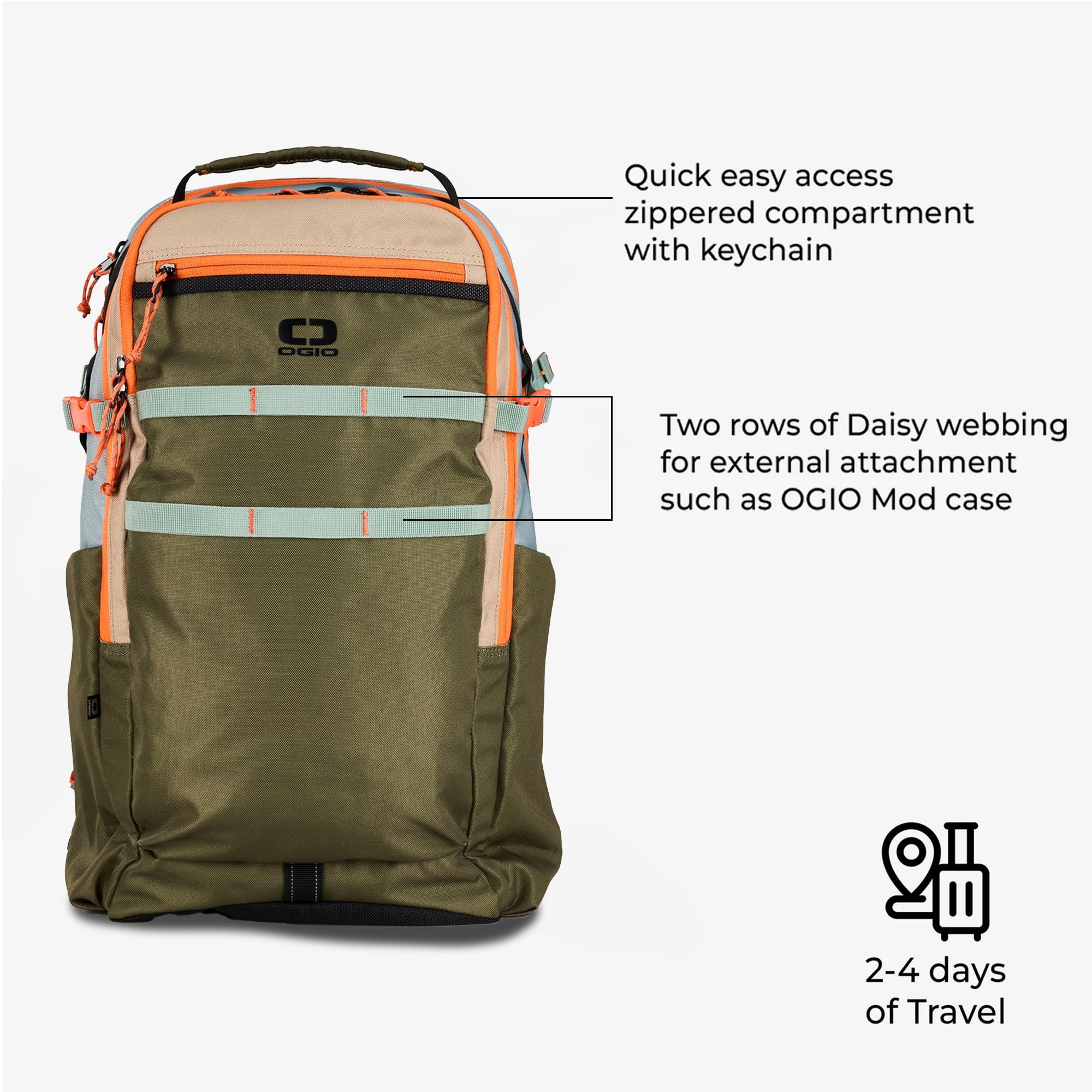 ALPHA 25L BACKPACK - OLIVE