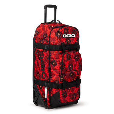 OGIO Red Flower Party RIG 9800 Travel Bag with Wheels
