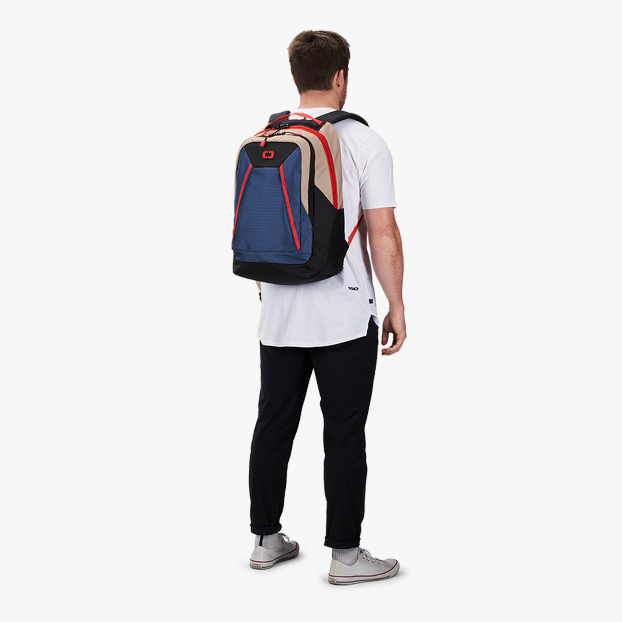 BANDIT PRO BACKPACK - TAN/BLUE/RED